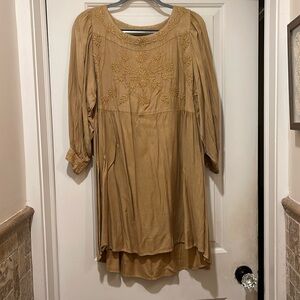 Flowy Embroidered Mini Dress